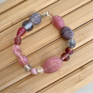 Rose Beaded Bracelet